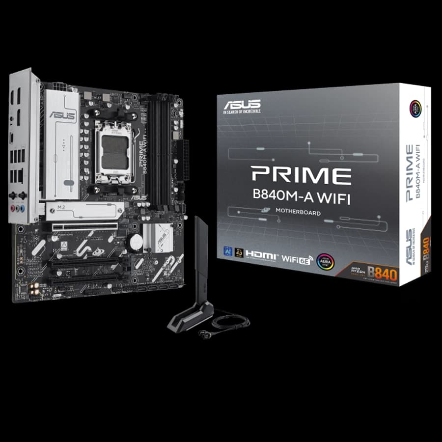 Motherboard ASUS PRIME B840M-A WIFI 6E AMD AM5 mATX DDR5 PCIe 4.0 LAN 2.5Gbit