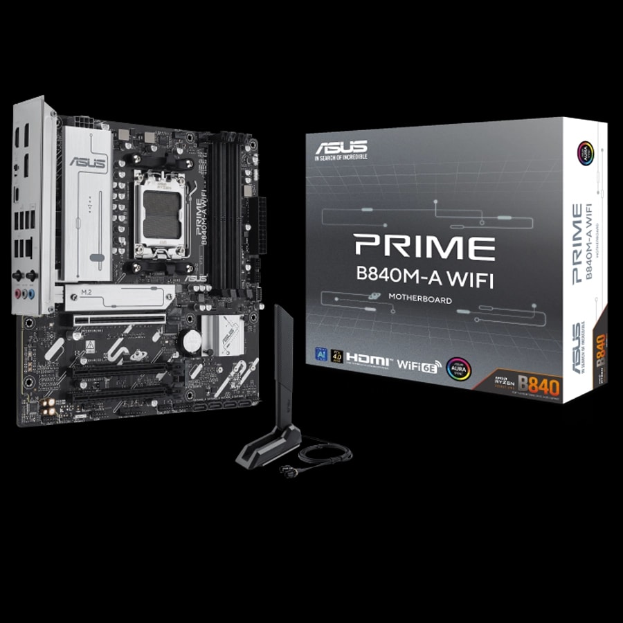 Motherboard ASUS PRIME B840M-A WIFI 6E AMD AM5 mATX DDR5 PCIe 4.0 LAN 2.5Gbit