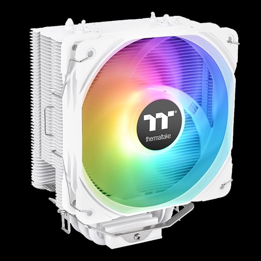 Disipador Air Cooler Thermaltake UX200 SE ARGB 156,2mm TDP 170W 1800rpm Blanco comp. AM5 1851 1700