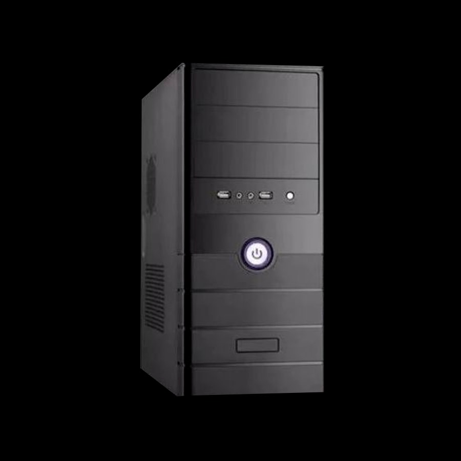 Gabinete Kit Naxido Game Pro Q1B c/ Fuente 600W + Teclado + Mouse + Parlantes