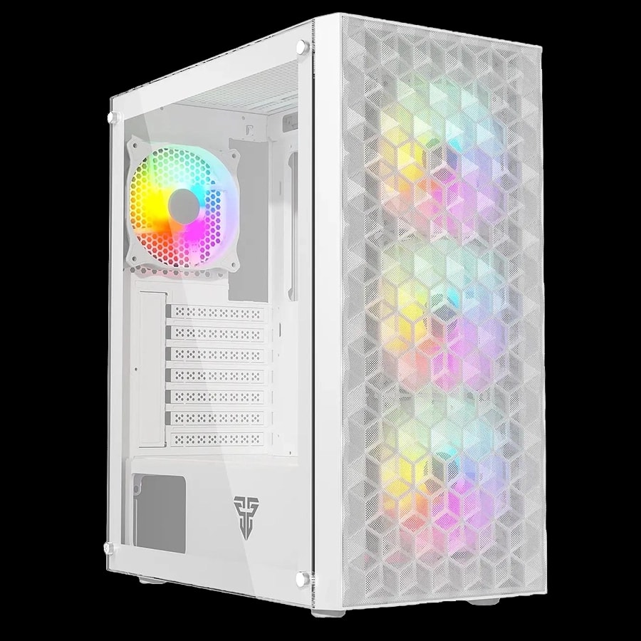 Gabinete Fantech AERO 2 CG83 Mid Tower ATX TG 4xFan FRGB Blanco
