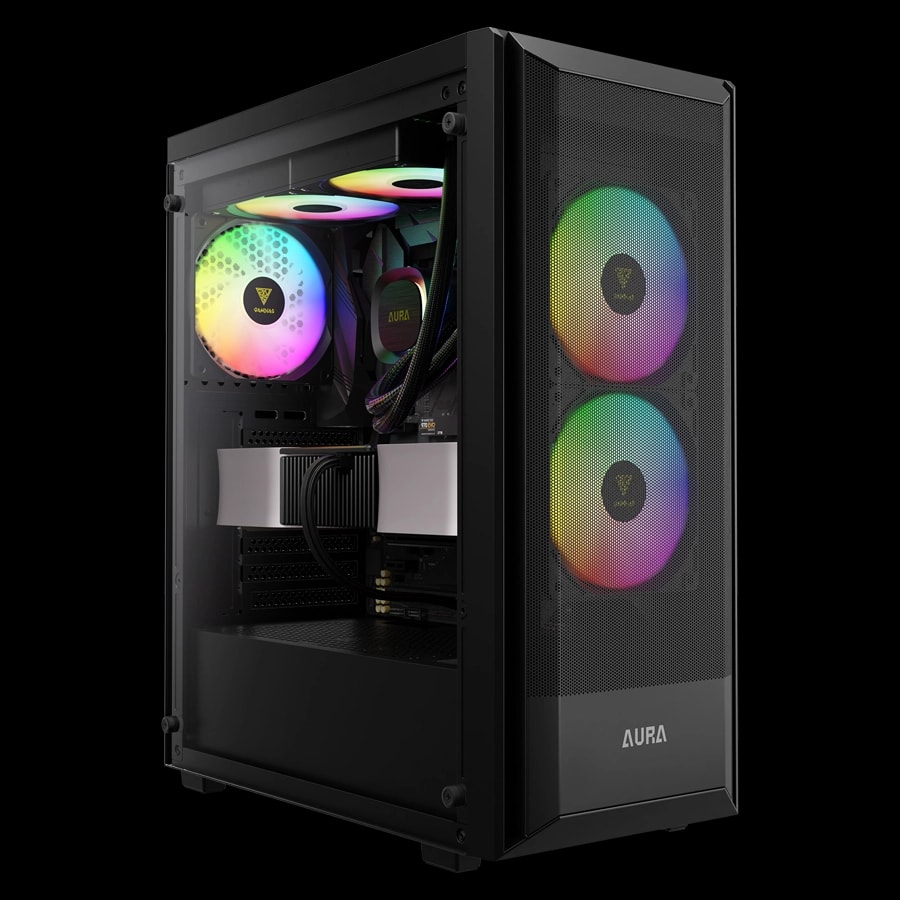 Gabinete GAMDIAS AURA GC6 ELITE ARGB Mid Tower ATX TG 3xFan