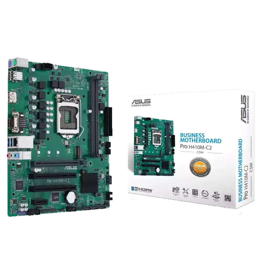Motherboard ASUS Pro H410M-C2/CSM mATX Intel LGA1200 10ª Gen