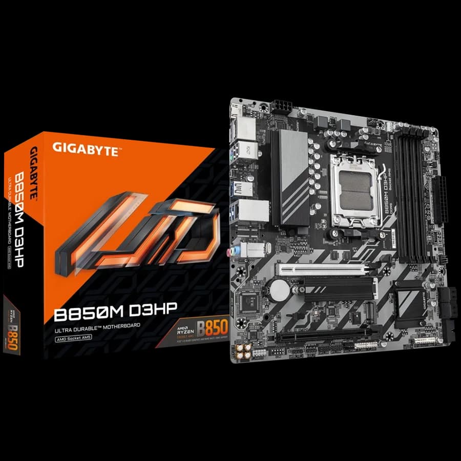 Motherboard GIGABYTE B850M D3HP (rev. 1.0) AMD AM5 mATX DDR5 PCIe 5.0 M.2 Gen5