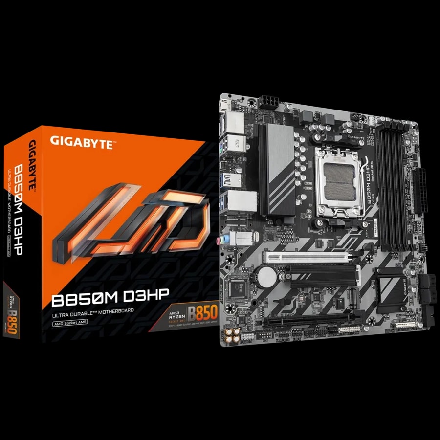 Motherboard GIGABYTE B850M D3HP (rev. 1.0) AMD AM5 mATX DDR5 PCIe 5.0 M.2 Gen5