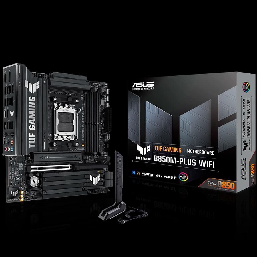 Motherboard ASUS TUF GAMING B850M-PLUS WIFI 6E mATX DDR5 PCIe 5.0 2.5Gb AMD AM5