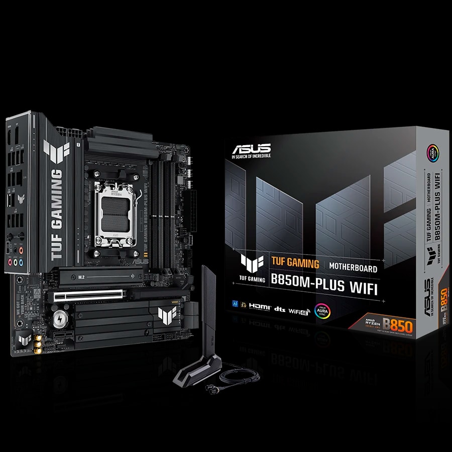 Motherboard ASUS TUF GAMING B850M-PLUS WIFI 6E mATX DDR5 PCIe 5.0 2.5Gb AMD AM5