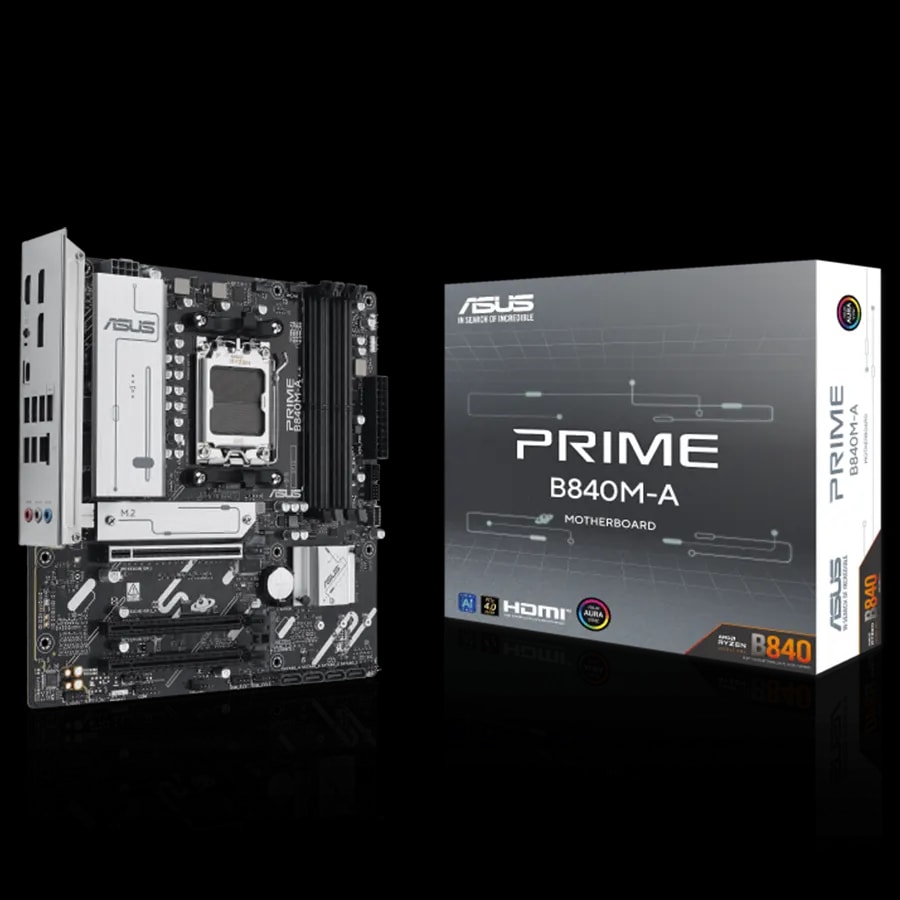 Motherboard ASUS PRIME B840M-A mATX AMD AM5 DDR5 PCIe 4.0 LAN 2.5Gb