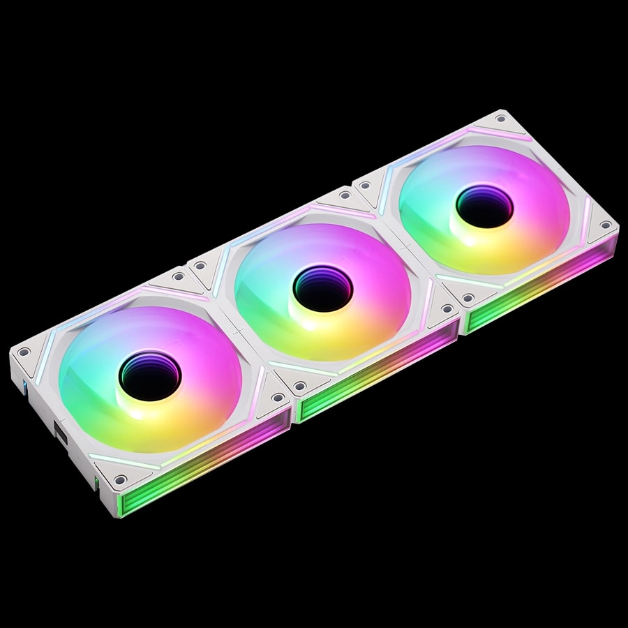 Kit Fan Cooler Formula V Line Air Bridge 3x120mm ARGB 1500 RPM PWM 4pin Blanco