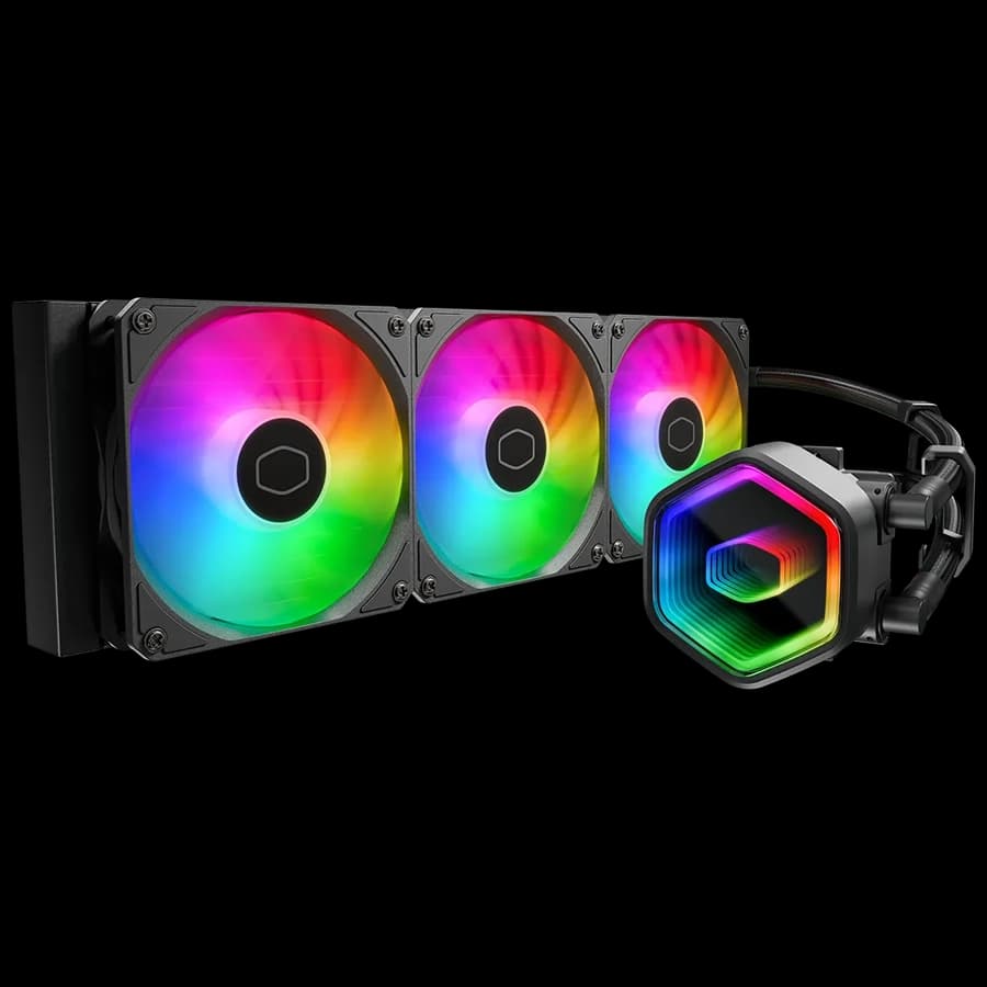 Water Cooler CPU Cooler Master MasterLiquid 360 Core II ARGB PWM 4pin Negro comp. 1851 1700 AM5