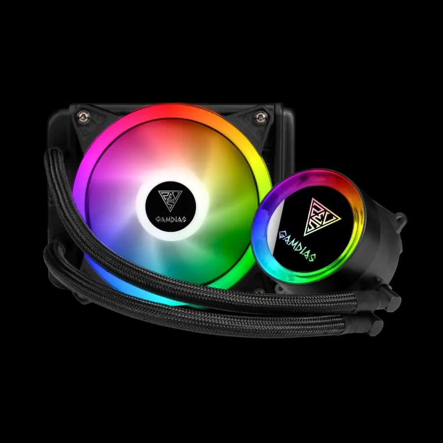 Water Cooler GAMDIAS CHIONE E2-120 LITE 2 TDP 180W ARGB AMD Intel comp. LGA1700