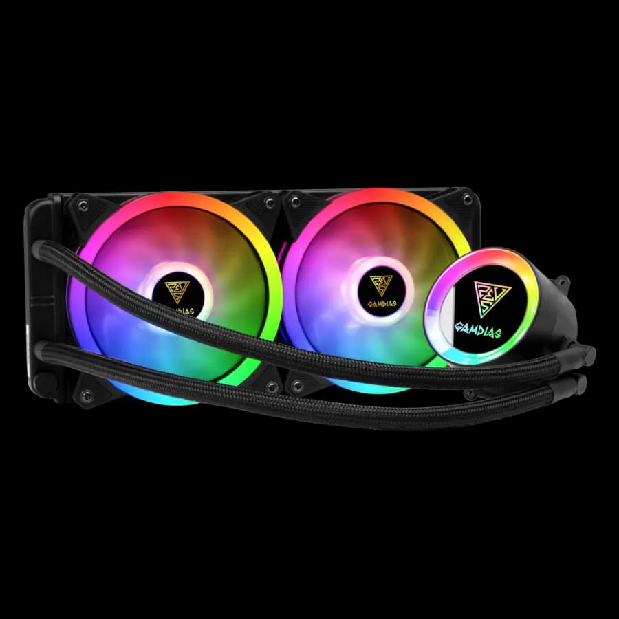 Water Cooler GAMDIAS CHIONE M2-240 LITE 2 TDP 230W ARGB AMD Intel comp. LGA1700