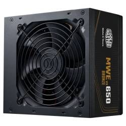 Fuente Cooler Master MWE 650 V3 80 Plus Bronze