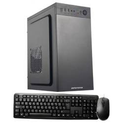 Gabinete Kit Mid Tower Performance Mate 500W + Teclado y Mouse