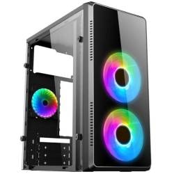 Gabinete Mid Tower Zer01 Gaming Centauri 3 Fan Rgb Fixed
