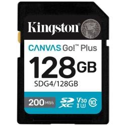 Memoria SD 128 Gb Canvas Go Plus Gen4 Kingston 4k
