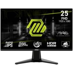 Monitor Gamer 25" Msi Full Hd Ips 200Hz 0.5ms MAG 255F E20