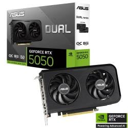 Placa De Video GeForce RTX 5050 8Gb Asus Dual Oc