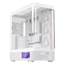 Gabinete Xyz Quantum Pro C/ 4 Coolers Vortex A-RGB+PWM A-RGB Controler 2d Glass