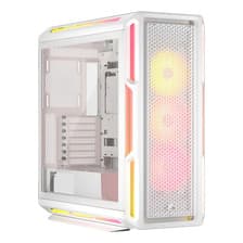 Gabinete Corsair Icue Link 5000t Lx Rgb 3x120 Rgb E-atx Blan Blanco