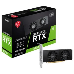 GPU MSI GeForce RTX 3050 LP OC 6Gb DDR6