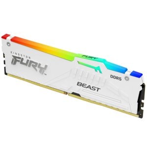 Memoria Kingston Fury Beast RGB 32GB DDR5 6000Mhz White