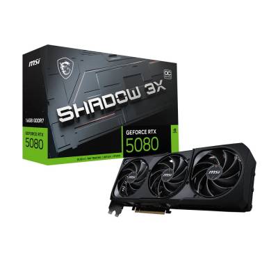 MSI GEFORCE RTX 5080 16G SHADOW 3X OC 912-V531-628
