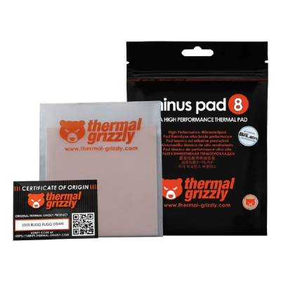 THERMAL GRIZZLY ALMOHADILLA TERMICA MINUS PAD 8 100X100 2mm