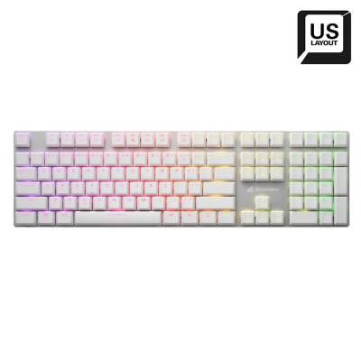 SHARKOON TECLADO PUREWRITER RGB BLUE US LOW PRO WHITE 4044951034277