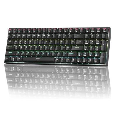 RK ROYAL KLUDGE TECLADO KLUDGE RK100 BLACK SWITCH BLUE