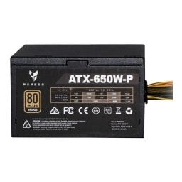 FUENTE DE PODER 650W PERSEO 80 PLUS BRONZE