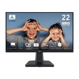 MONITOR 22" MSI PRO MP225V (FHD VGA/HDMI/100HZ) SIN TRANSF