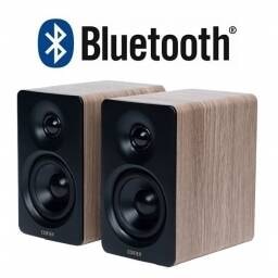 Parlantes Edifier 2.0 M60 66W bluetooth roble