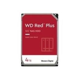 WD Red Plus WD40EFPX - Disco duro - 4 TB - interno - 3.5" - SATA 6Gb/s - 5400 rpm - búfer: 256 MB