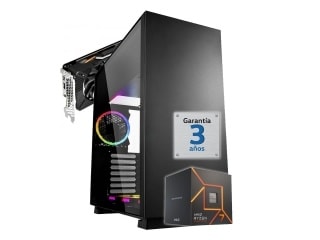 PC Gamer AMD Ryzen 7 7700 B650m Am5 Ram 32Gb Ddr5 Nvme 2Tb Rtx 3070 8Gb Gddr6 Hdmi Dp Wifi Win10 64bit Español