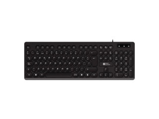 Teclado Shot Gaming Shot8376 Home And Office Slim Usb Negro