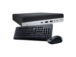 Mini Pc HP Elitedesk 800 G4 Intel Core i5 8500T - 8Gb - 240Gb - Wifi - Teclado y Mouse - Win11 Pro 64bit Español
