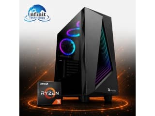 PC Gamer AMD Ryzen 3 5300G - RAM 8Gb - Ssd 256Gb - Video AMD Radeon Vega 6 - Wifi/Bt Windows 11 Pro