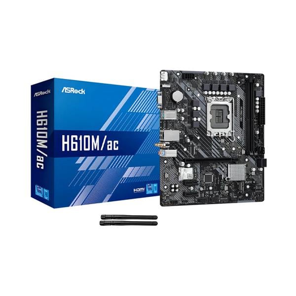 Motherboard Asrock H610m-Hvs Ddr4 S1700 - Sin Caja Original ( Blackbox)