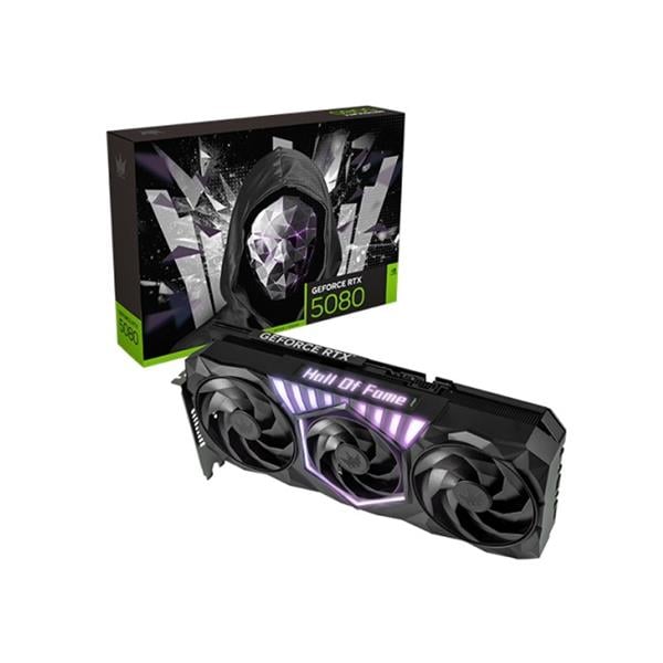 Placa de Video Galax Nvidia Geforce Rtx 5080 Hof Gaming 16gb Gddr7 - Black