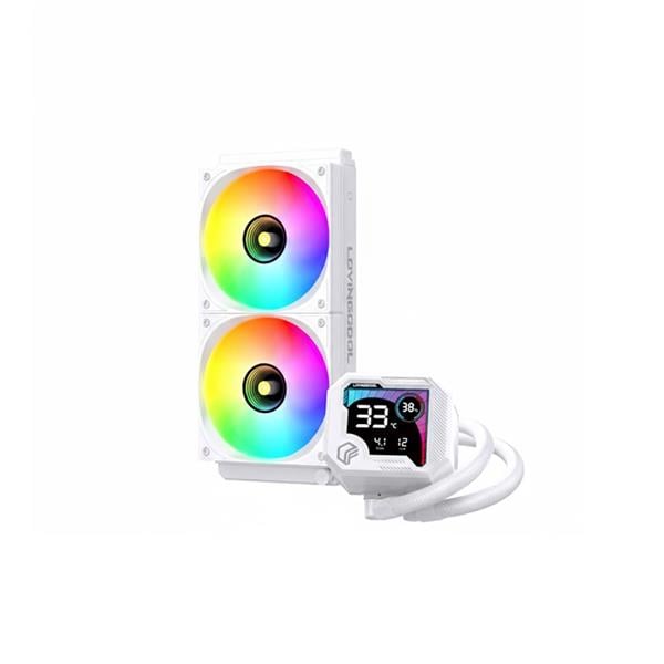 Cpu Water Cooler Lovingcool 240mm Ak-W240-03 - Argb - White