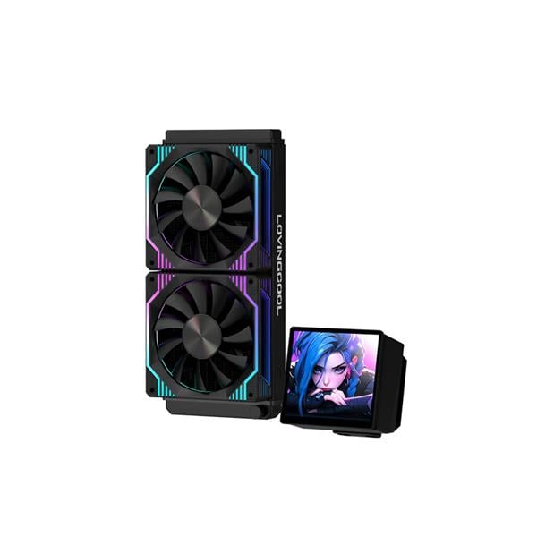 Cpu Water Cooler Lovingcool 240mm Dp-B240-01 - Argb - Black