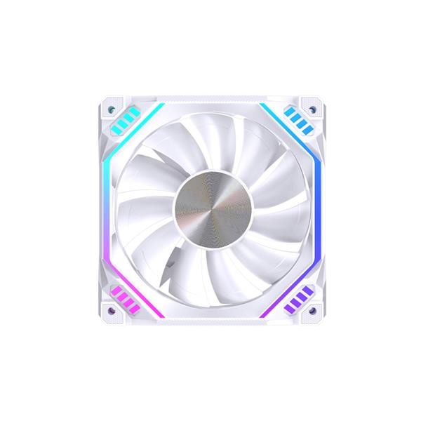 Fan Cooler 120mm Lovingcool Jh-120-Cd Pwm Argb - White