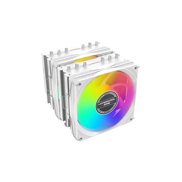 Cpu Cooler Lovingcool Lc-X1210w - Argb - White